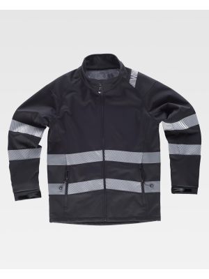Soft shell trabajo workteam s9203 de poliÃ©ster vista 2