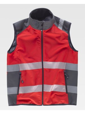 Chalecos de trabajo workteam chaleco s9232 de poliÃ©ster con impresiÃ³n vista 2