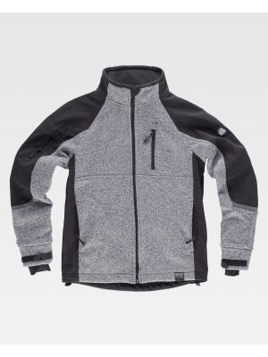 Soft shell trabajo workteam s9470 de 100% algodÃ³n con impresiÃ³n vista 2