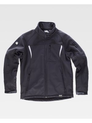 Soft shell trabajo workteam s9490 de algodon vista 2