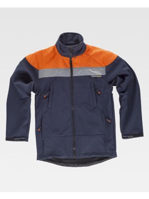 Chaquetas y parkas reflectantes workteam workshell combinada y canesus de algodon vista 1