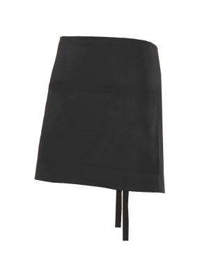 Delantales de hostelería velilla corto con bolsillo con tres compartimentos de algodon para personalizar vista 1