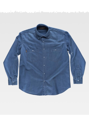 Camisas de trabajo workteam basic industrial para personalizar vista 1