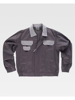 Chaquetas y cazadoras de trabajo workteam cazadora wf1160 de 100% algodÃ³n vista 2