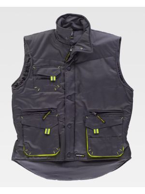 Chalecos de trabajo workteam chaleco wf1680 de poliÃ©ster vista 2