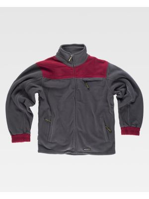 Forros polares trabajo workteam wf1800 de poliÃ©ster con impresiÃ³n vista 2