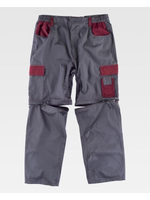 Pantalones de trabajo workteam wf1850 de poliÃ©ster vista 2