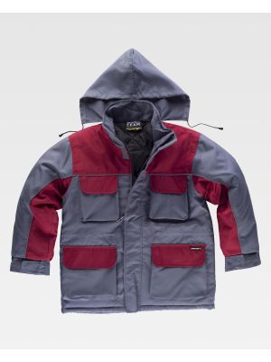 Chaquetas y cazadoras de trabajo workteam parka wf1858 de poliÃ©ster vista 2