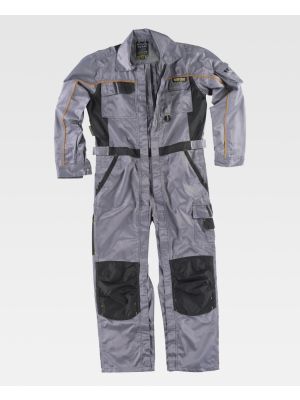 Monos y buzos workteam combinado con refuerzos y repelente a liquidos de algodon con impresiÃ³n vista 1