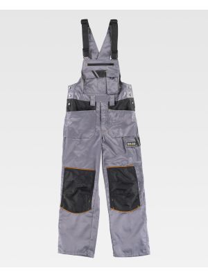 Petos de trabajo workteam wf1927 de algodon con impresiÃ³n vista 2