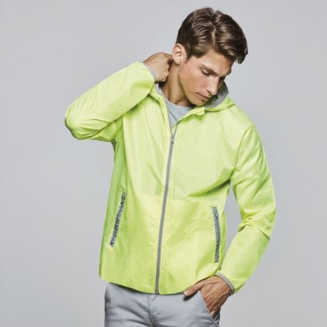 Chubasqueros y cortavientos roly cortaviento angelo de adulto de poliéster con publicidad vista 1