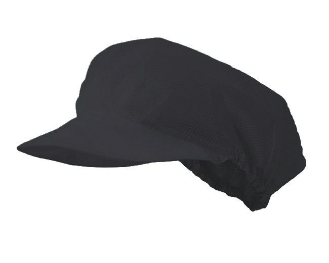 Gorros de cocina velilla cofia con rejilla de algodon vista 1