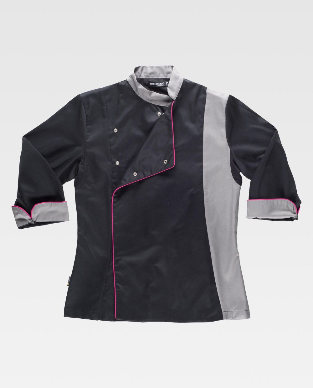 Casacas sanitarias workteam b9241 de poliÃ©ster vista 2