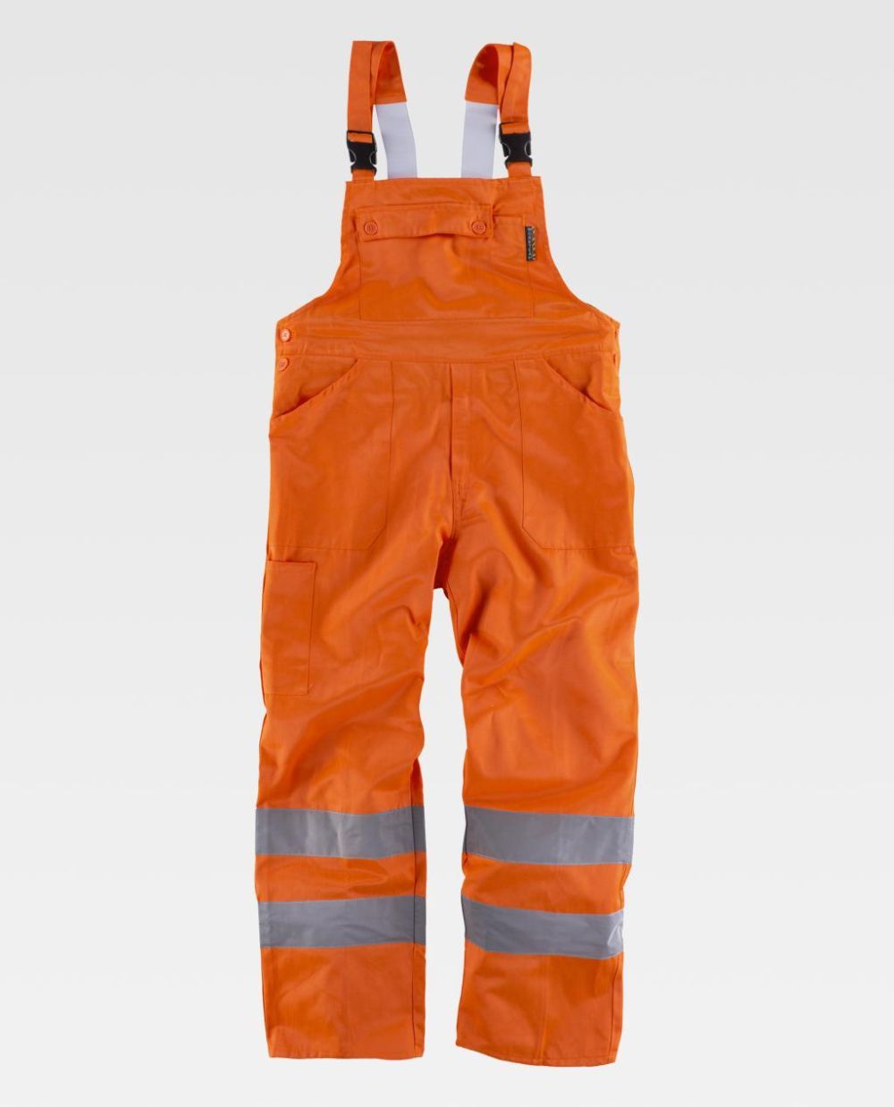 Petos de trabajo workteam alta visibilidad y media espalda cubierta de algodon para personalizar vista 1