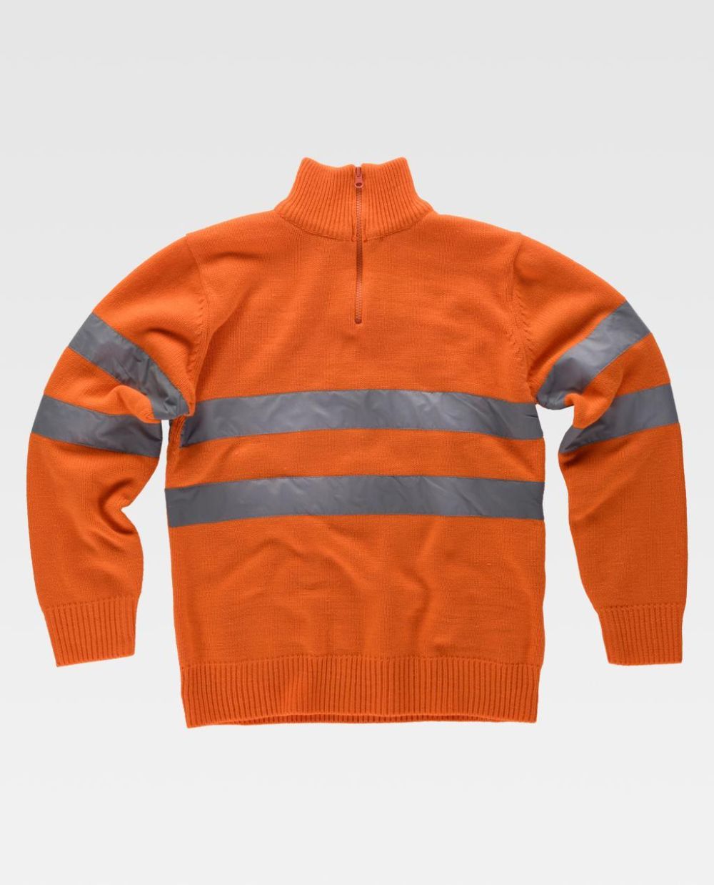 Jerséis y sudaderas reflectantes workteam alta visibilidad en punto grueso de acrÃlico para personalizar vista 1