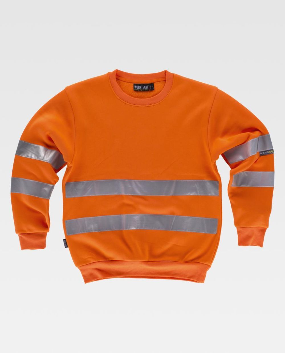 Jerséis y sudaderas reflectantes workteam clasica alta visibilidad de poliéster para personalizar vista 1
