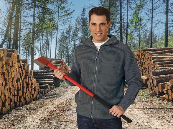 Ropa térmica para trabajar valento chaqueta valento arce de acrílico vista 1