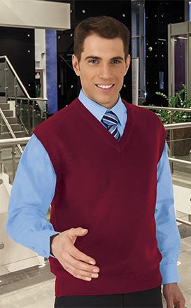 Prendas de punto valento chaleco valento staff de acrílico con publicidad vista 1