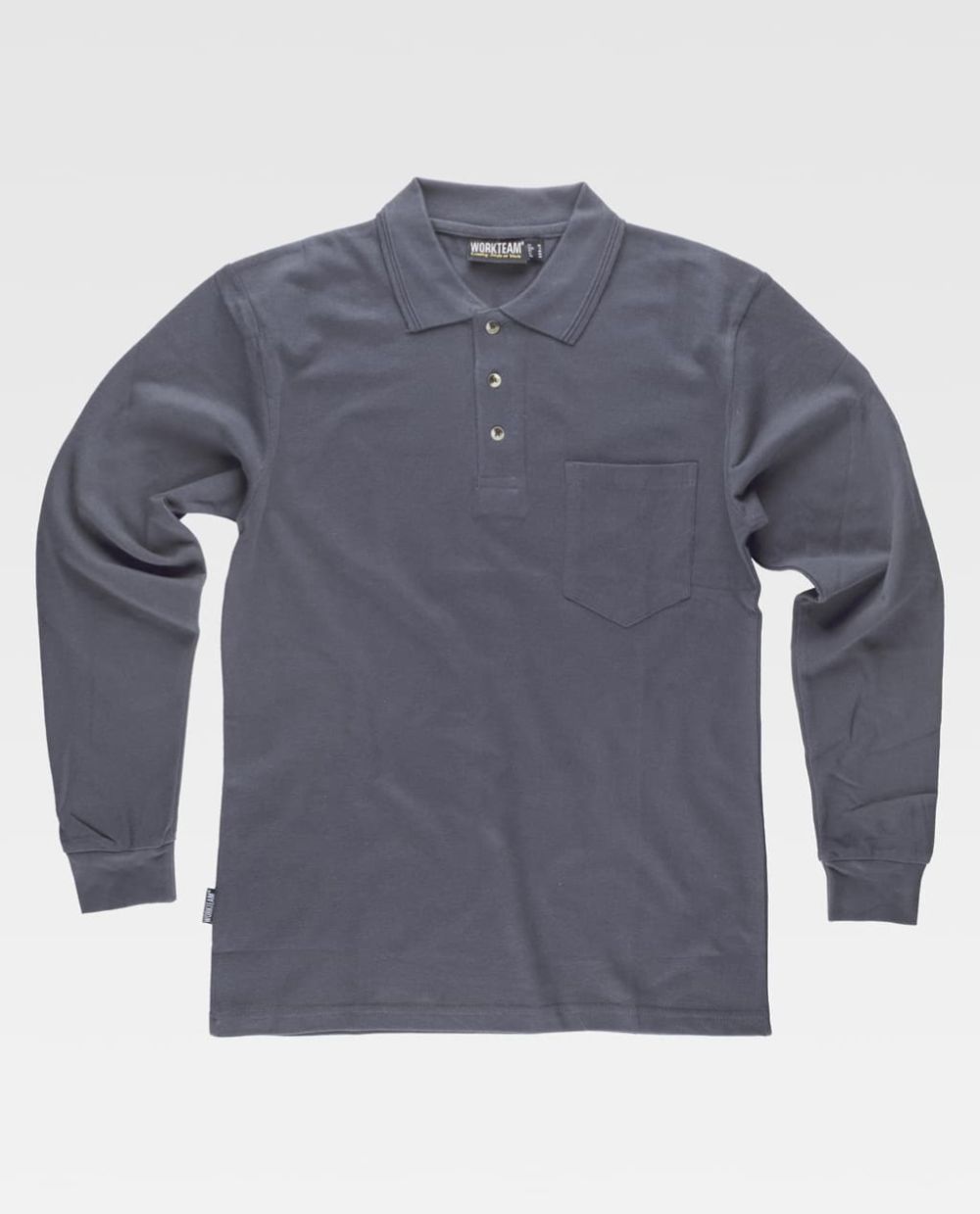 Polos para trabajar workteam ml algodon tejido pique de 100% algodón vista 1