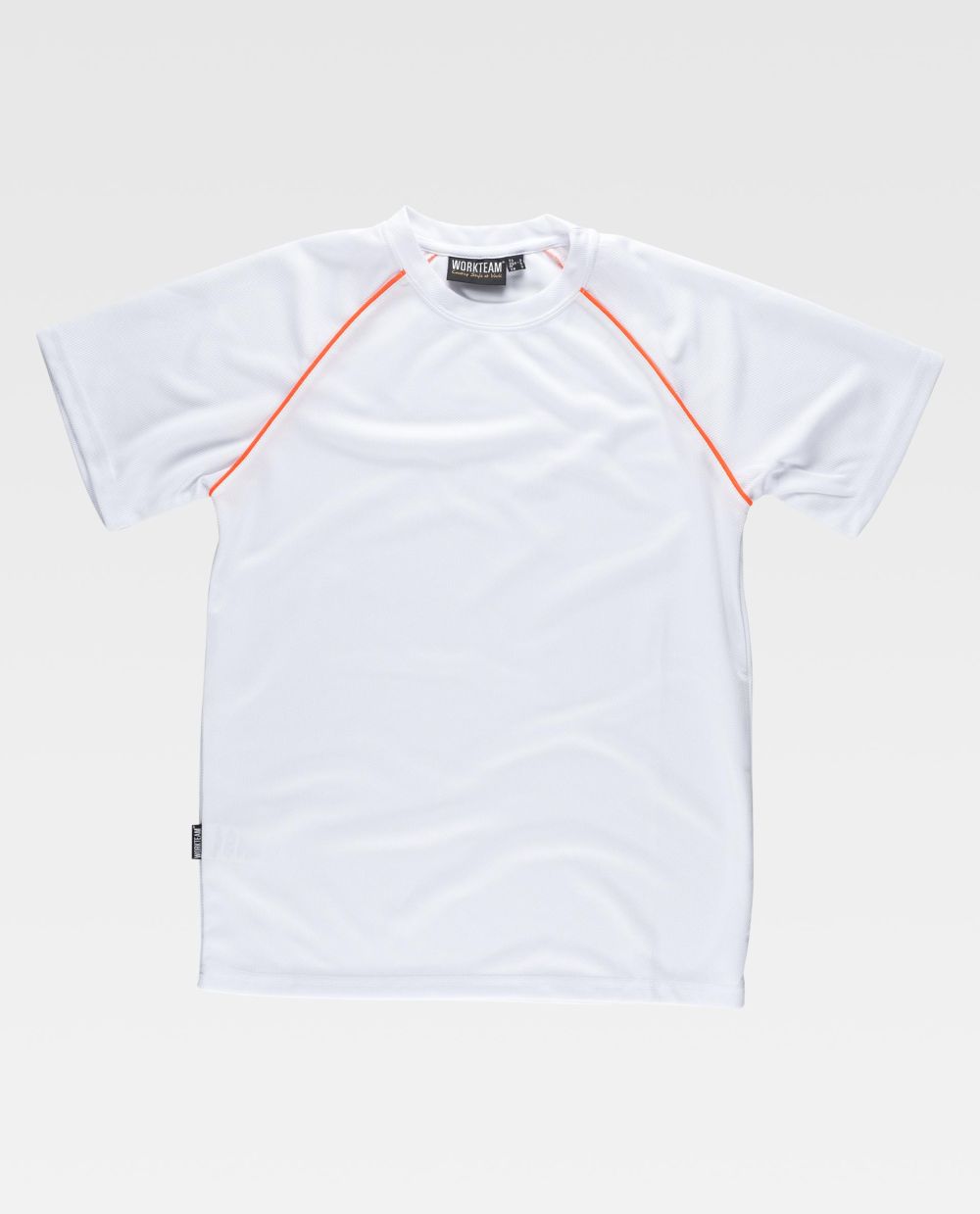 Camisetas de trabajo workteam s6640 de poliéster con impresión vista 2