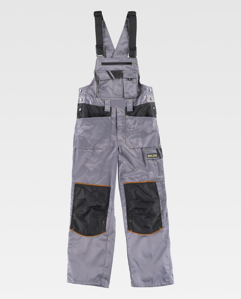 Petos de trabajo workteam wf1927 de algodon con impresiÃ³n vista 2