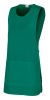 Delantales de hostelería velilla casulla reversible de algodon verde para personalizar vista 1