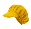 Gorros de cocina velilla cofia de algodon amarillo para personalizar vista 1