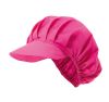 Gorros de cocina velilla cofia de algodon fucsia para personalizar vista 1