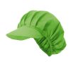 Gorros de cocina velilla cofia de algodon verde lima para personalizar vista 1