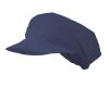 Gorros de cocina velilla cofia con rejilla de algodon azul marino vista 1