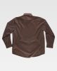 Camisas de trabajo workteam cuello clasico y un bolsillo de poliÃ©ster para personalizar vista 2