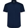 Camisas manga corta roly aifos de poliéster azul marino para personalizar vista 1