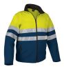 Softshell reflectantes valento storm cq de lycra amarillo flúor azul marino para personalizar vista 1