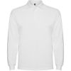 Polos para trabajar roly estrella ls de 100% algodón blanco con impresión vista 1