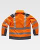 Chaquetas y parkas reflectantes workteam workshell alta visibilidad de poliÃ©ster con impresiÃ³n vista 2