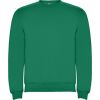 Sudaderas para trabajar roly clasica de algodon kelly green con logo vista 1