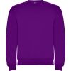 Sudaderas para trabajar roly clasica de algodon púrpura con logo vista 1